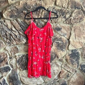 Charlotte Russe Red Floral Dress
